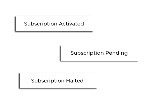 “subscription 
                                billing platform